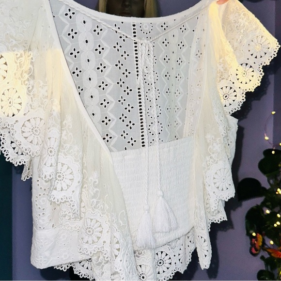 Crochet and lace top - Picture 10 of 11